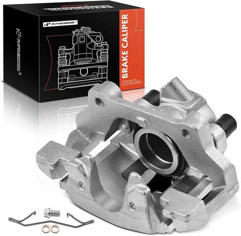 A-Premium Disc Brake Caliper Assembly with Bracket Compatible with Select Chrysler and Mercedes-Benz Models - Crossfire, CLK320, CLK430, E300, E320, E420, E430, SLK320 - Front Left Driver Side in Saudi Arabia