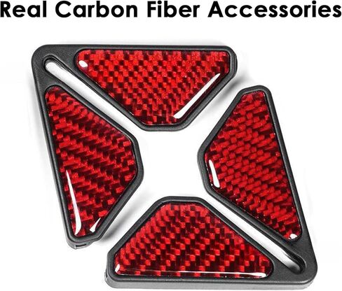 Car Door Corner Anti-Collision Strip Compatible with Tesla Model Y 3 X S Semi Cybertruck Real Carbon Fiber Accessories Exterior Decorations Protection Stickers Decals Trims Strips (Black) in Saudi Arabia