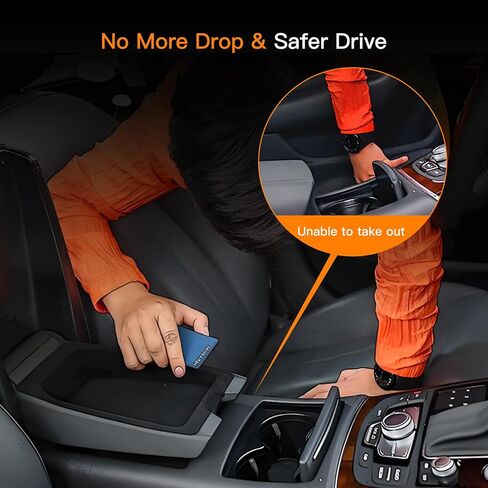 حشو فجوات مقعد السيارة مع فتحات حزام الأمان المتوافقة مع حاصرات الشقوق طراز Tesla Model Y لملحقات Tesla Model 3/Y، ملء الفجوة بين المقعد ووحدة التحكم وإيقاف الأشياء من السقوط (قطعتان) in Kuwait