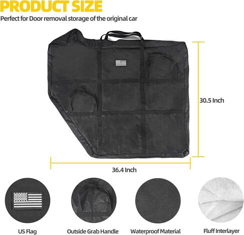 Bronco Door Bag Rear door Protection Storage Bag Compatible With Ford Bronco 2021 2022 2023 4 Door Bronco Accessories Waterproof Anti-Scratch Doors Panels Organizer Bag in Kuwait
