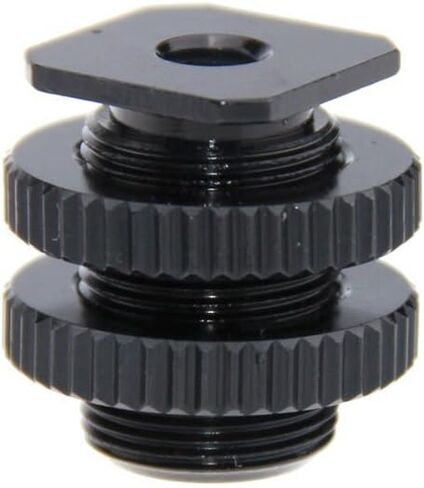 Livestream® Gear - محول حذاء بارد ملولب 5/8-27 ذكر إلى الحذاء الساخن لتركيب الميكروفون. (5/8 حذاء (2 قطعة)) in Kuwait