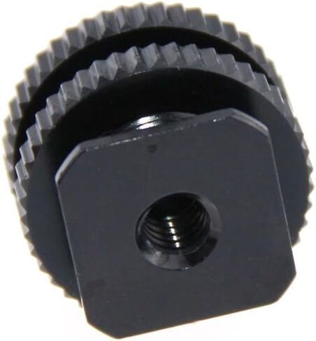 Livestream® Gear - محول حذاء بارد ملولب 5/8-27 ذكر إلى الحذاء الساخن لتركيب الميكروفون. (5/8 حذاء (2 قطعة)) in Kuwait