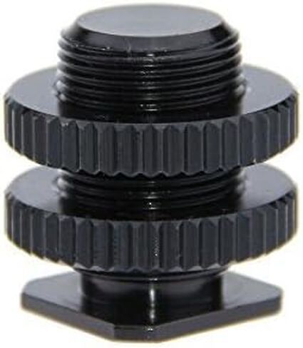 Livestream® Gear - محول حذاء بارد ملولب 5/8-27 ذكر إلى الحذاء الساخن لتركيب الميكروفون. (5/8 حذاء (2 قطعة)) in Kuwait