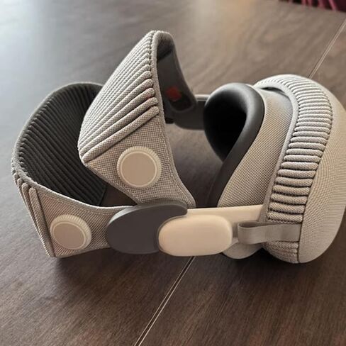محول ثنائي النطاق متوافق مع Apple Vision Pro & Knit Bands، راحة معززة، يقلل من إجهاد الوجه، حزام الرأس العلوي المنسوج ملحق Vision Pro in Kuwait
