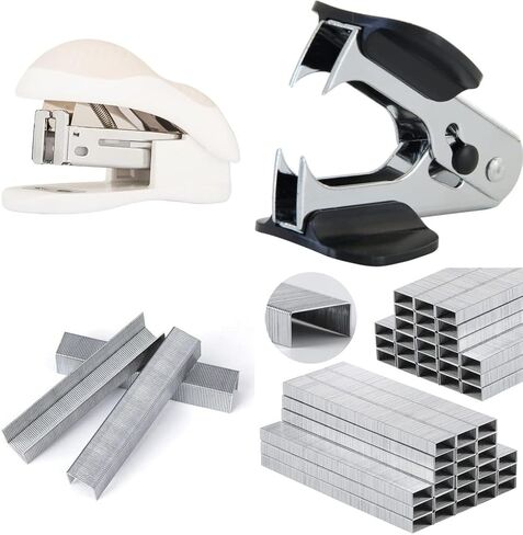 Mini Stapler with1000 Standard Staples and A Staple Remover,Tiny Small Staplers for Desk,Gift for Student and Office Use (Sky blue) in Saudi Arabia