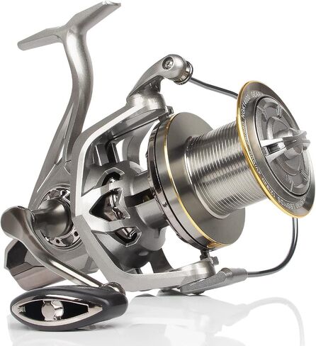 Saltwater Spinning Reel, 8000-14000 Heavy Duty Big Game Fishing Surf Reel Long Casting 17+1 BB Ultra Smooth, 4.8:1 High Speed Gear Ratio, 70LBS Max Drag Power in Saudi Arabia