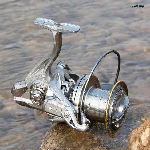 Saltwater Spinning Reel, 8000-14000 Heavy Duty Big Game Fishing Surf Reel Long Casting 17+1 BB Ultra Smooth, 4.8:1 High Speed Gear Ratio, 70LBS Max Drag Power in Saudi Arabia
