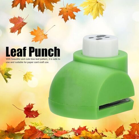 Yosoo Craft Hole Punch Shapes Set with 8pcs Paper Beautiful Paper Punch Cutter Tree Leaf Making DIY Craft Accessories Scrapbooking (Oak Leaf) in Saudi Arabia