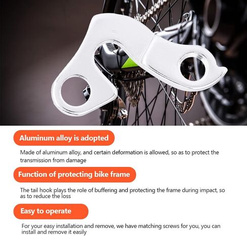 vgeby الخلفية والعتاد الميكانيكية derailleur شماعات، سبائك الألومنيوم derailleur شماعات الذيل هوك محول التسرب للدراجات الجبلية (#003) الخلفية derailleur شماعات derailleur شماعات 67 ارييل شماعات in Saudi Arabia