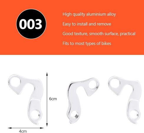 vgeby الخلفية والعتاد الميكانيكية derailleur شماعات، سبائك الألومنيوم derailleur شماعات الذيل هوك محول التسرب للدراجات الجبلية (#003) الخلفية derailleur شماعات derailleur شماعات 67 ارييل شماعات in Saudi Arabia