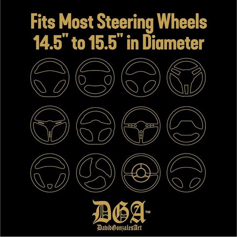 Bell Automotive 22-1-97478-9 David Gonzales Rose Steering Wheel Cover in Saudi Arabia