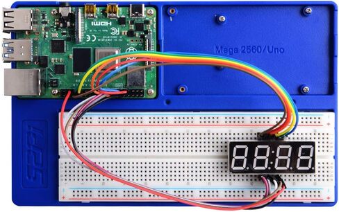 GeeekPi ABS Holder Breadboard Holder for Raspberry Pi 4B, 5 in 1 Base Plate Case for Raspberry Pi 4 Model B,3B+,3B,2B,B+,Zero,Zero W(2) and Arduino UNO,Arduino Mega 2560 (Blue Holder) in Saudi Arabia