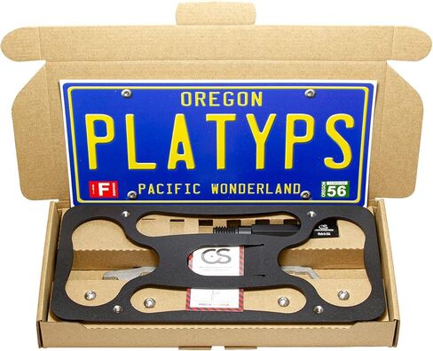 CravenSpeed Platypus License Plate Mount Compatible with Subaru WRX and STI 2017-2023 | No Drilling | Installs in Seconds | Made of Stainless Steel & Aluminum | Made in USA in Saudi Arabia