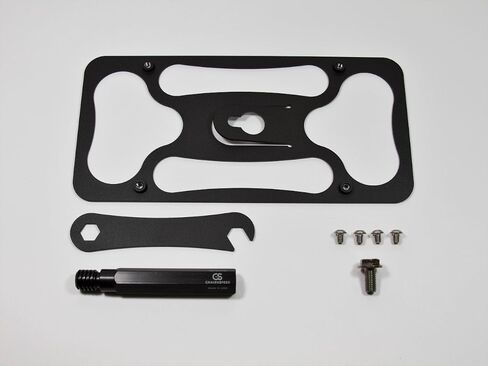 CravenSpeed Platypus License Plate Mount Compatible with Subaru WRX and STI 2017-2023 | No Drilling | Installs in Seconds | Made of Stainless Steel & Aluminum | Made in USA in Saudi Arabia