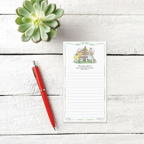 Mary Engelbreit Bright Floral Magnetic Notepad Set – Set of 12 Memo Pads, 6 Designs, 30-Sheet Pads, 3¼ x 8 Inches, Shopping List, to-Do Notes, Printed in The USA, by Current in Saudi Arabia