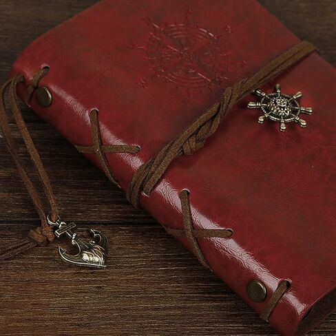 واحد P. Vintage بولي Leather الجلود دفتر بحري القش قبعة القراصنة الجمجمة قلادة أنيمي لوفي مفتاح سلسلة ملصقات زورو سانجي 13 قطعة in Kuwait