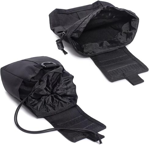 Tactical Molle Dump Pouch, Adjustable Drawstring Magazine Pouch, Roll Up Folding Mag Pouch Utility Waist Bag in Saudi Arabia