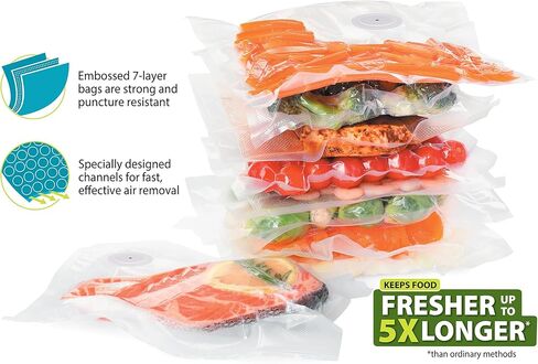 Presto 09514 FreshDaddy أكياس بسحاب مع منافذ، بحجم جالون in Kuwait