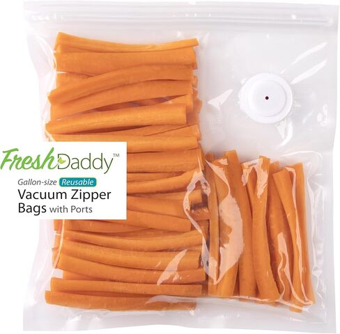 Presto 09514 FreshDaddy أكياس بسحاب مع منافذ، بحجم جالون in Kuwait