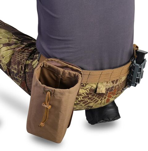 Dump Pouch, Tactical Molle Drawstring Magazine Dump Pouch, Adjustable Military Utility Belt Fanny Hip Holster Bag Outdoor Ammo Pouch in Saudi Arabia