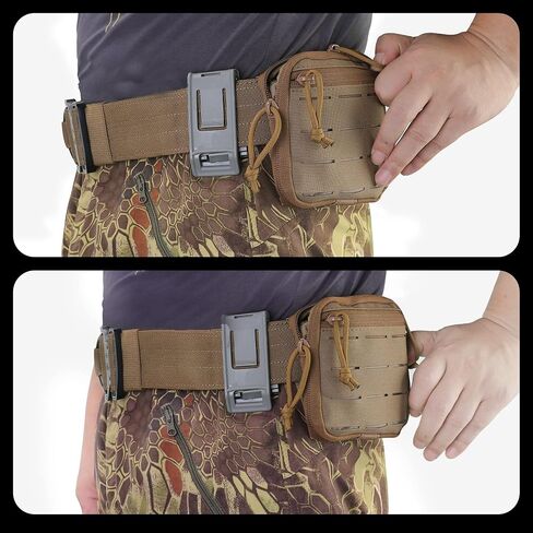 Dump Pouch, Tactical Molle Drawstring Magazine Dump Pouch, Adjustable Military Utility Belt Fanny Hip Holster Bag Outdoor Ammo Pouch in Saudi Arabia