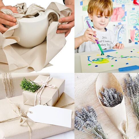 HOZEON 500 قطعة 15.7 × 11.4 بوصة أوراق ورق الصحف، أوراق التعبئة الورقية للتحرك، DIY، نقل وحماية العناصر الهشة in Kuwait