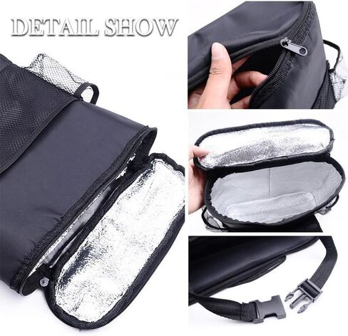 منظم وتخزين المقعد الخلفي للسيارة مع مبرد سفر للسيارة وحامل مناديل السيارة وحقيبة تنظيم مقعد السيارة متعددة الجيوب، واحدة من أكثر منظمات وتخزين السيارات تنوعًا in Kuwait