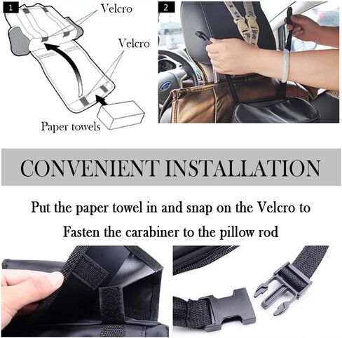 منظم وتخزين المقعد الخلفي للسيارة مع مبرد سفر للسيارة وحامل مناديل السيارة وحقيبة تنظيم مقعد السيارة متعددة الجيوب، واحدة من أكثر منظمات وتخزين السيارات تنوعًا in Kuwait