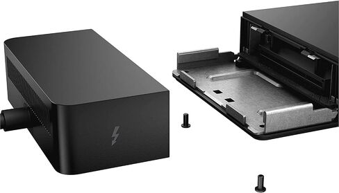 حزمة محطة إرساء WD22TB4 Thunderbolt من Dell للمستقبل/المكتب مع قاعدة توصيل عالمية WD22TB4 من Dell + محول طاقة 180 وات + كابل DisplayPort + قطعة قماش للتنظيف من الألياف الدقيقة + لوحة ماوس (متجددة) in Saudi Arabia