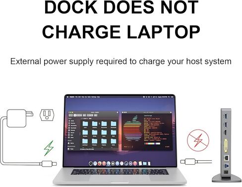 محطة إرساء WAVLINK USB 3.0 وUSB C عالمية للكمبيوتر المحمول شاشة عرض فيديو مزدوجة HDMI وDVI وVGA و6 منافذ USB 3.0، جيجابت إيثرنت، صوت، دعم Windows، MacOS 10.14 لاحقًا، Ubuntu 20.04,22.04 in Saudi Arabia