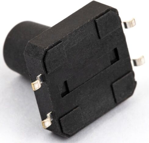 مفتاح زر الضغط اللمسي SMD 4PIN ON/Off مفتاح لمس أفقي صغير صغير لللحظة 12x12x12 مم (عبوة من 50 قطعة) in Kuwait