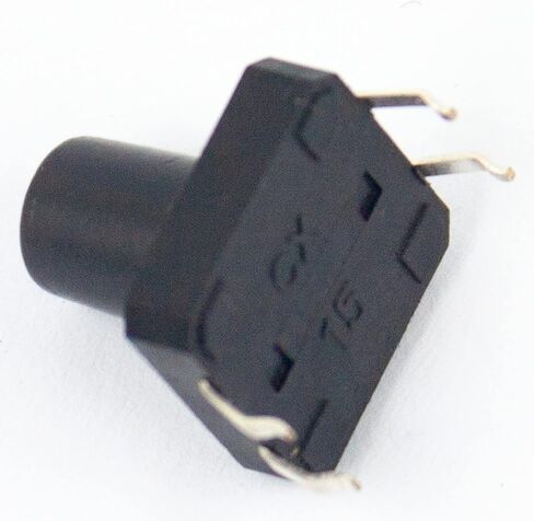 مفتاح زر الضغط اللمسي SMD 4PIN ON/Off مفتاح لمس أفقي صغير صغير لللحظة 12x12x12 مم (عبوة من 50 قطعة) in Kuwait
