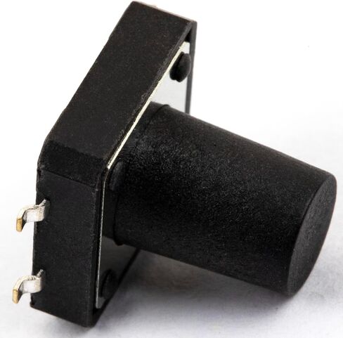 مفتاح زر الضغط اللمسي SMD 4PIN ON/Off مفتاح لمس أفقي صغير صغير لللحظة 12x12x12 مم (عبوة من 50 قطعة) in Kuwait