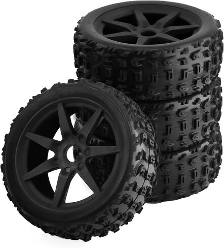 Felony Wheels Tires 17mm Hex Hub Upgrades Part for ARRMA 1/7 Felony Infraction Limitless 6S BLX 2.9 Tires in Saudi Arabia