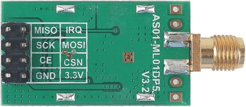 MakerFocus 2 قطعة nRF24L01P + PA + LNA RF وحدة نقل لاسلكية 2.4 جيجا هرتز ML01DP5 22dBm 100 ميجاوات 2300 متر واجهة SPI للمسافة المقاسة مع هوائي مضاد للسرقة ومضاد للتدخل in Kuwait