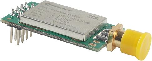 MakerFocus 2 قطعة nRF24L01P + PA + LNA RF وحدة نقل لاسلكية 2.4 جيجا هرتز ML01DP5 22dBm 100 ميجاوات 2300 متر واجهة SPI للمسافة المقاسة مع هوائي مضاد للسرقة ومضاد للتدخل in Kuwait