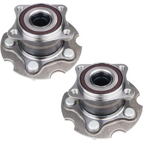 Autoround 512374 2-Pack 4WD/AWD Rear Wheel Bearing and Hub Assembly Compatible with Toyota RAV4 2006-2018, Lexus NX200t NX300 NX300h 2015-2019 5 Lug