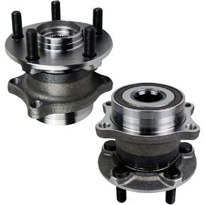 Autoround 512401 [2 Pack] Rear Wheel Hub and Bearing Assembly fit for Scion FR-S, Subaru BRZ, Forester, Legacy, Outback, Impreza, Toyota 86 5 Lug