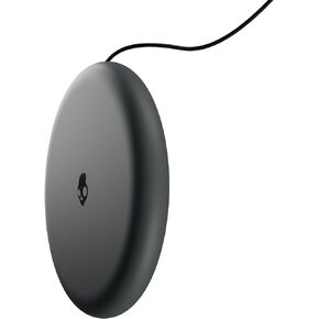 Skullcandy Fuelbase Max 2 Dual Coil Wireless Charger, 10W Wireless Charging Pad Compatible with iPhone Pro/Max, Samsung Galaxy, AirPods Pro 2 - Black/Orange