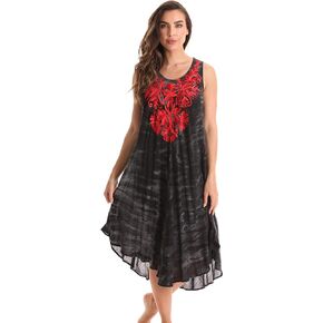 Riviera Sun Tie Dye Summer Dress - Beach Cover Up