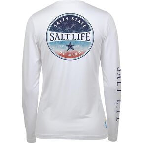 Salt Life Women's Amerilove Star Long Sleeve Performance Tee