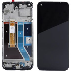 for OnePlus Nord N100 BE2013 BE2011 BE2015 BE2012 LCD Display Touch Screen Digitizer Assembly with Frame Replacement Part Black 6.5"