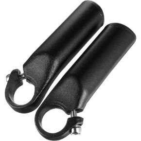 1 Pair Deputy Handle Antislip Handlebar Ends Handlebar Bar End for Mountain Bike Jewelry Accessories Bike Handlebar Ends Mountain Bike Handlebars Grips Non-Slip Extension Alloy