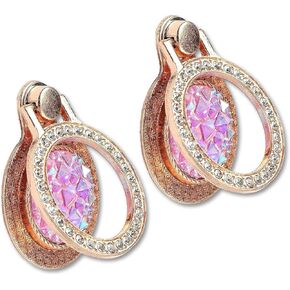 [2 Packs] Gemstones Glitter Bling Bling Phone Ring Holder, Sparkle Phone Ring Grip Artificial Diamond Stand,Rhinestone Cell Finger Ring for Phones,Pad