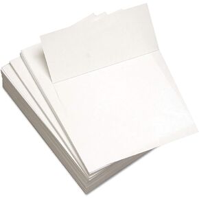 Lettermark Custom Cut-Sheet Copy Paper, 92 Bright, Micro-Perforated 3.66" from Bottom, 20 lb Bond Weight, 8.5 x 11, White, 500/Ream