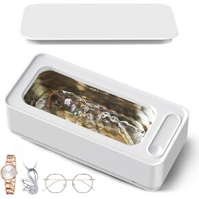 منظف ​​المجوهرات بالموجات فوق الصوتية، آلة تنظيف احترافية محمولة بالموجات فوق الصوتية لنظارات العين، حزام الساعة، القرط، القلائد، الخاتم، فرشاة المكياج، خزان من الفولاذ المقاوم للصدأ 304 in Kuwait