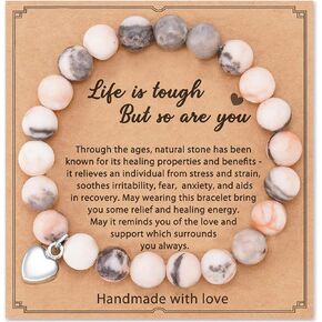 Heart Urn Bracelet for Ashes Women's Cremation Bracelet Stainless Steel Keepsake Jewelry Memorial Urn Bracelet for Women Handmade Beads Ash Bangle