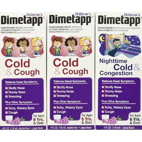 Dimetapp الأطفال البرد والسعال / الاحتقان 2 حزمة + قيمة يوم / ليلة 1 حزمة in Kuwait