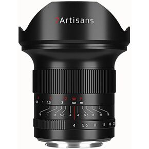 7artisans 15mm F4 Full Frame Manual Fixed Focus 114° Ultra-Wide Angle Lens Compatible for Sony a7 a7R a7C a7II a7RII a7SII a7SIII a7III a7RIII a7IV a7RIV a9 FX3 A7RV