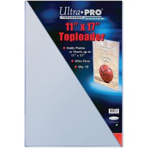 Ultra Pro 11" X 17" Toploader 10ct